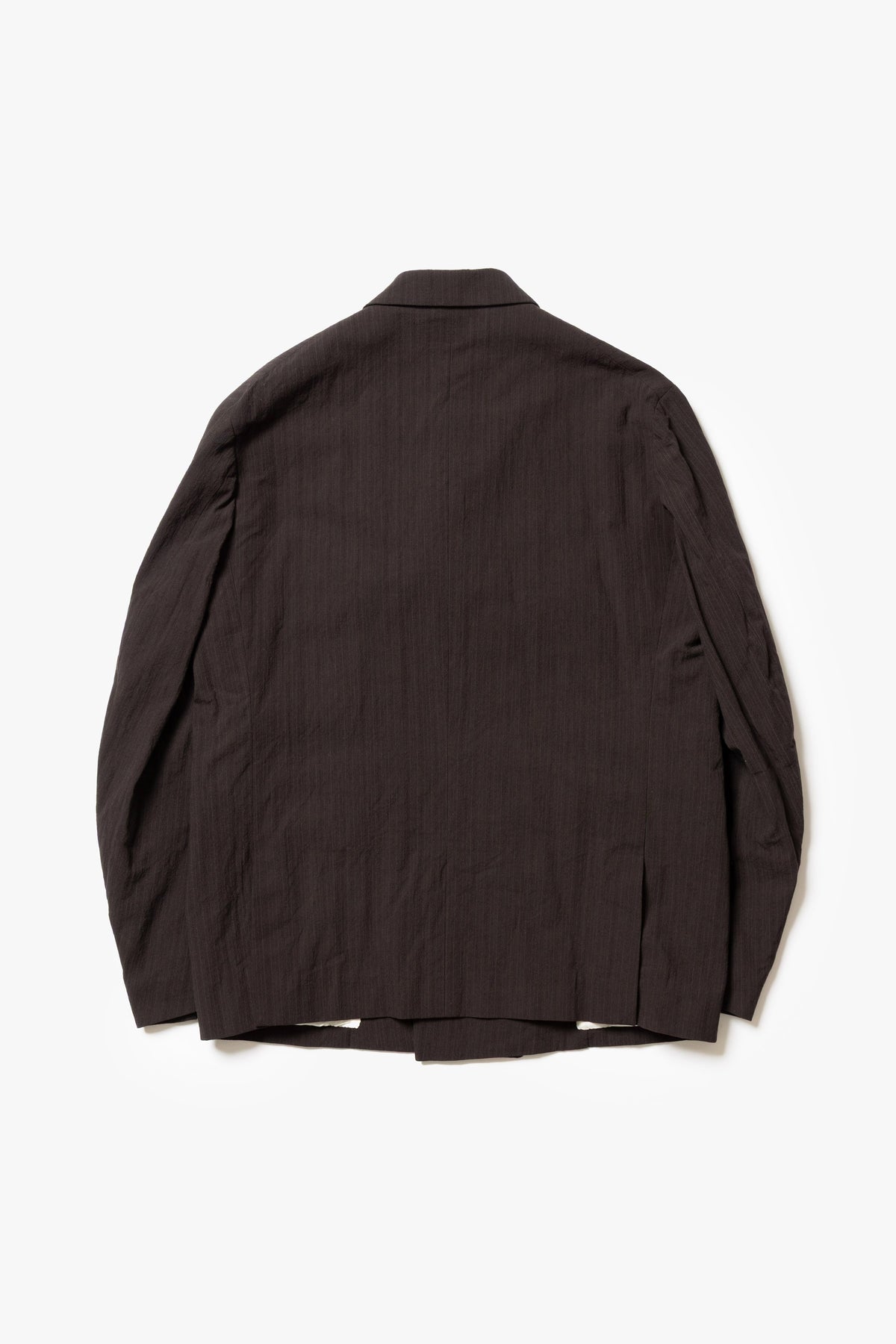 calmlence - JACKET048 DOUBLE BREASTED SACK COAT - BRNST