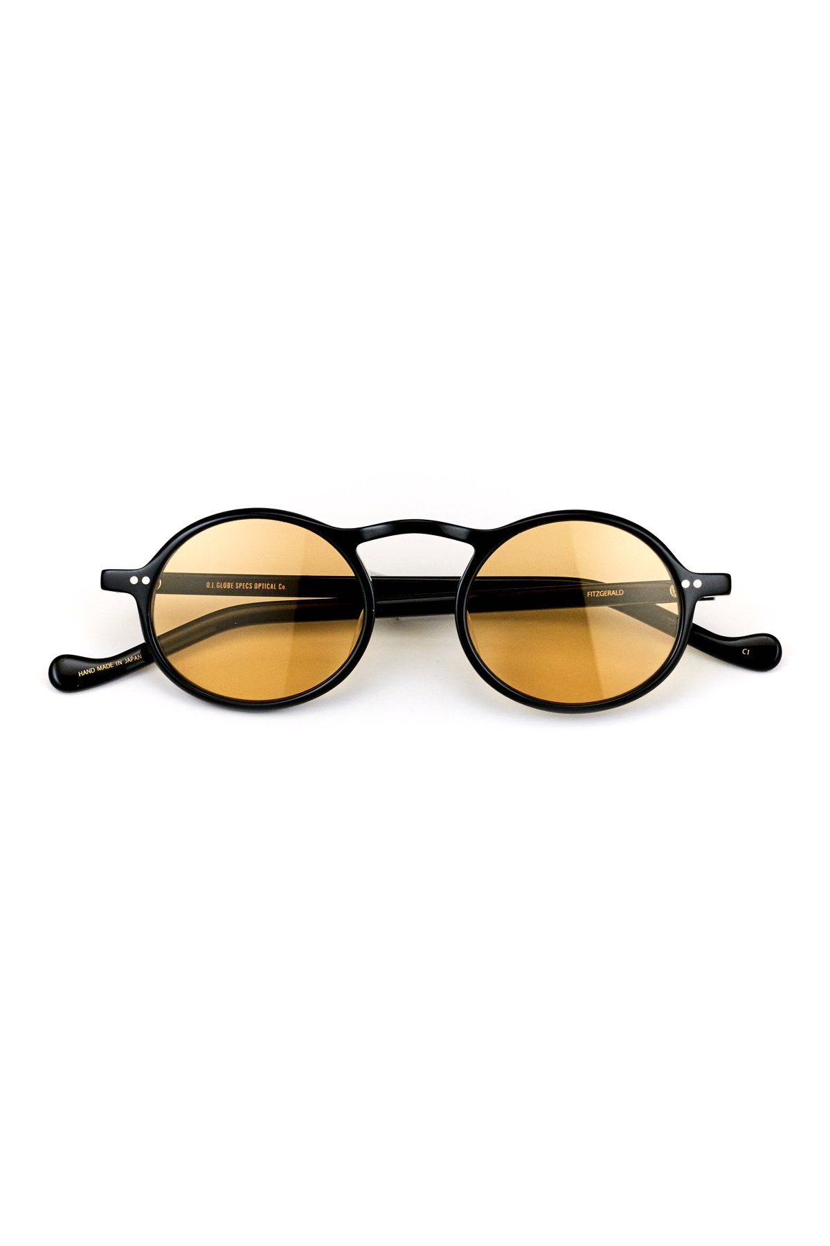 OLD JOE - O.J. GLOBE SPECS OPTICAL Co - FIZGERALD - BLACK × BEIGE