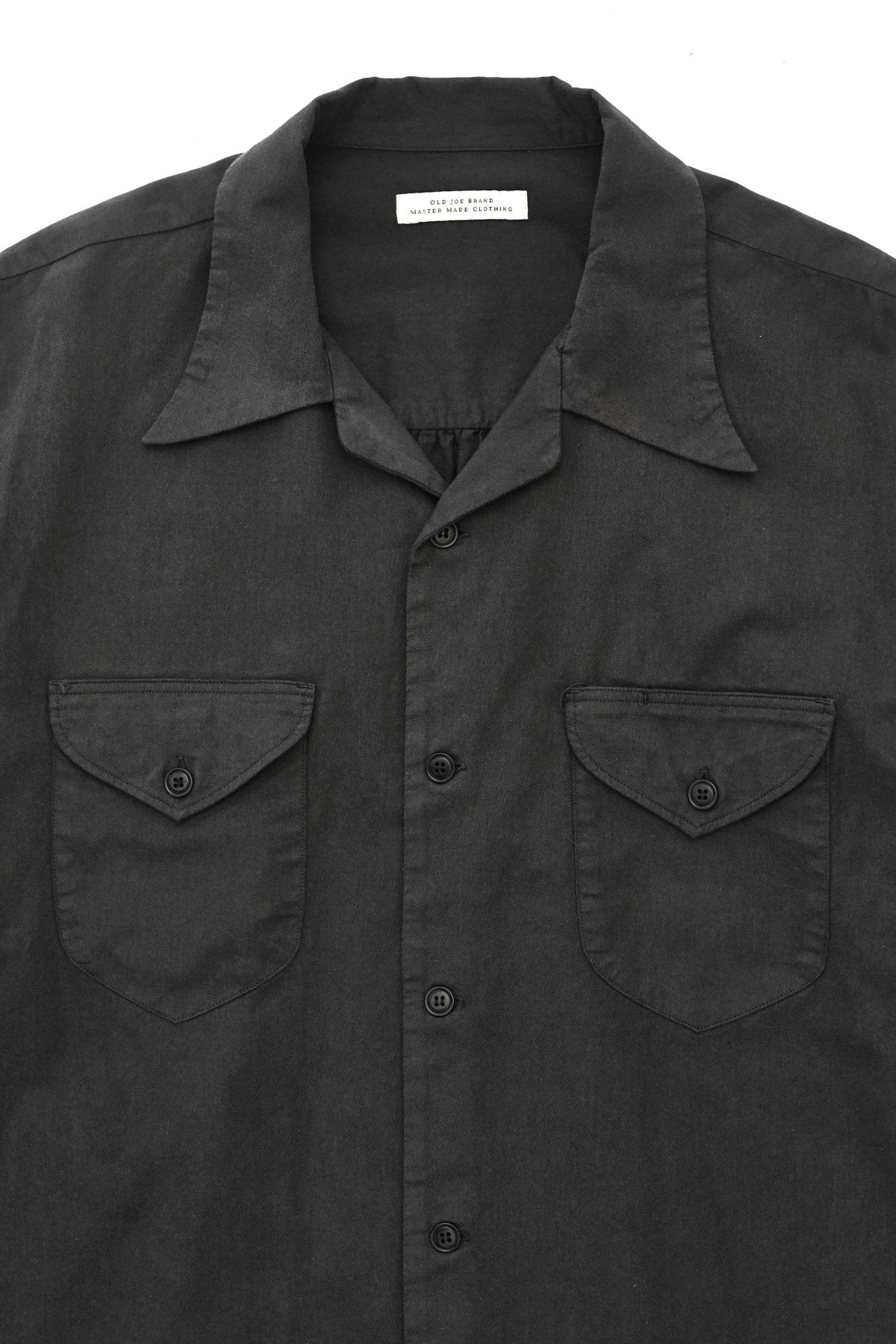 OLD JOE - SWALLOW COLLAR SPORTS SHIRTS - GRAPHITE