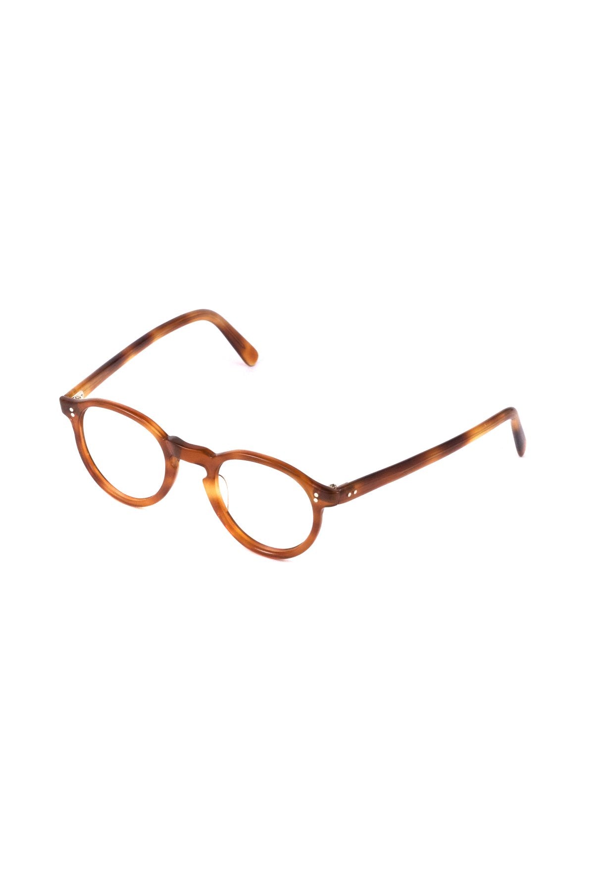 1950s - FRANCE VINTAGE EYEGLASS PANTO HONEY AMBER - OPT-923