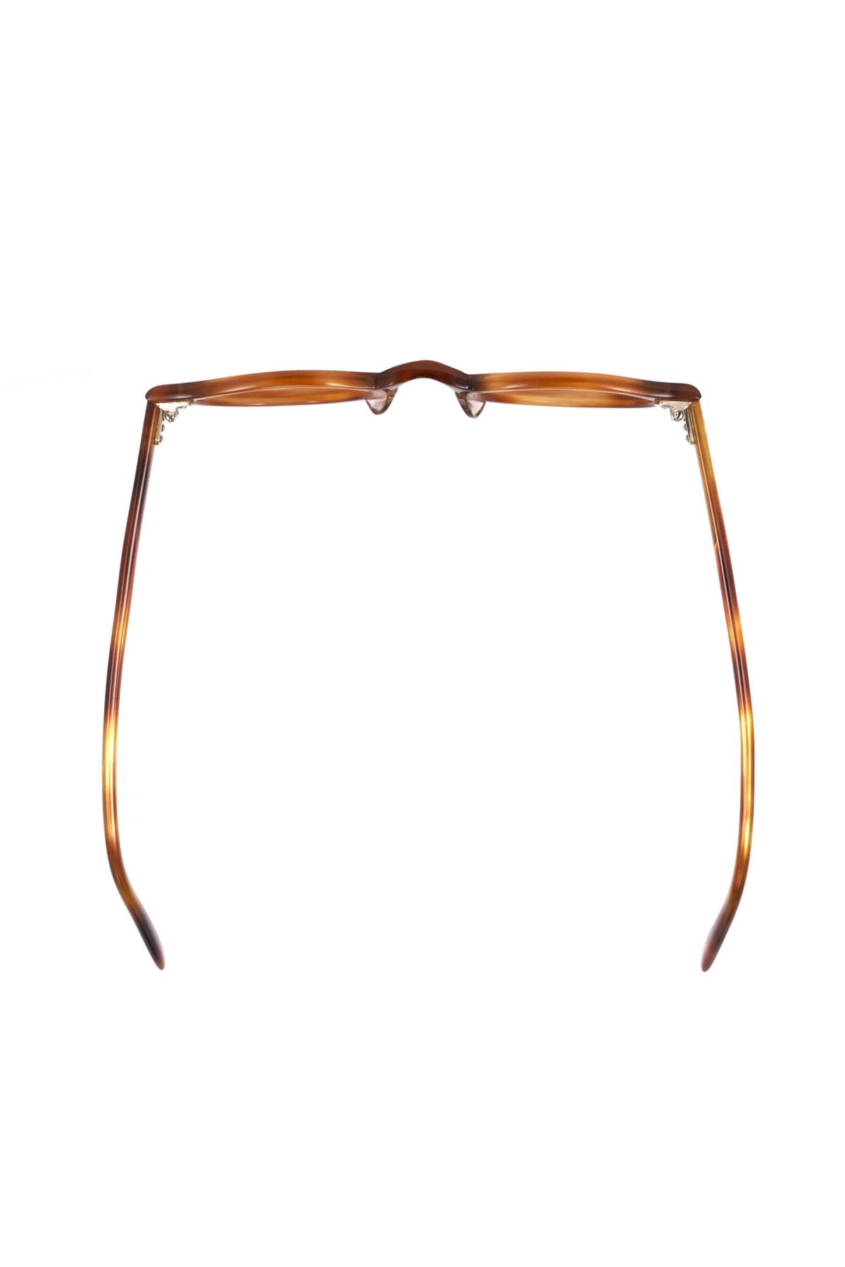 1950s - FRANCE VINTAGE EYEGLASS PANTO HONEY AMBER - OPT-923