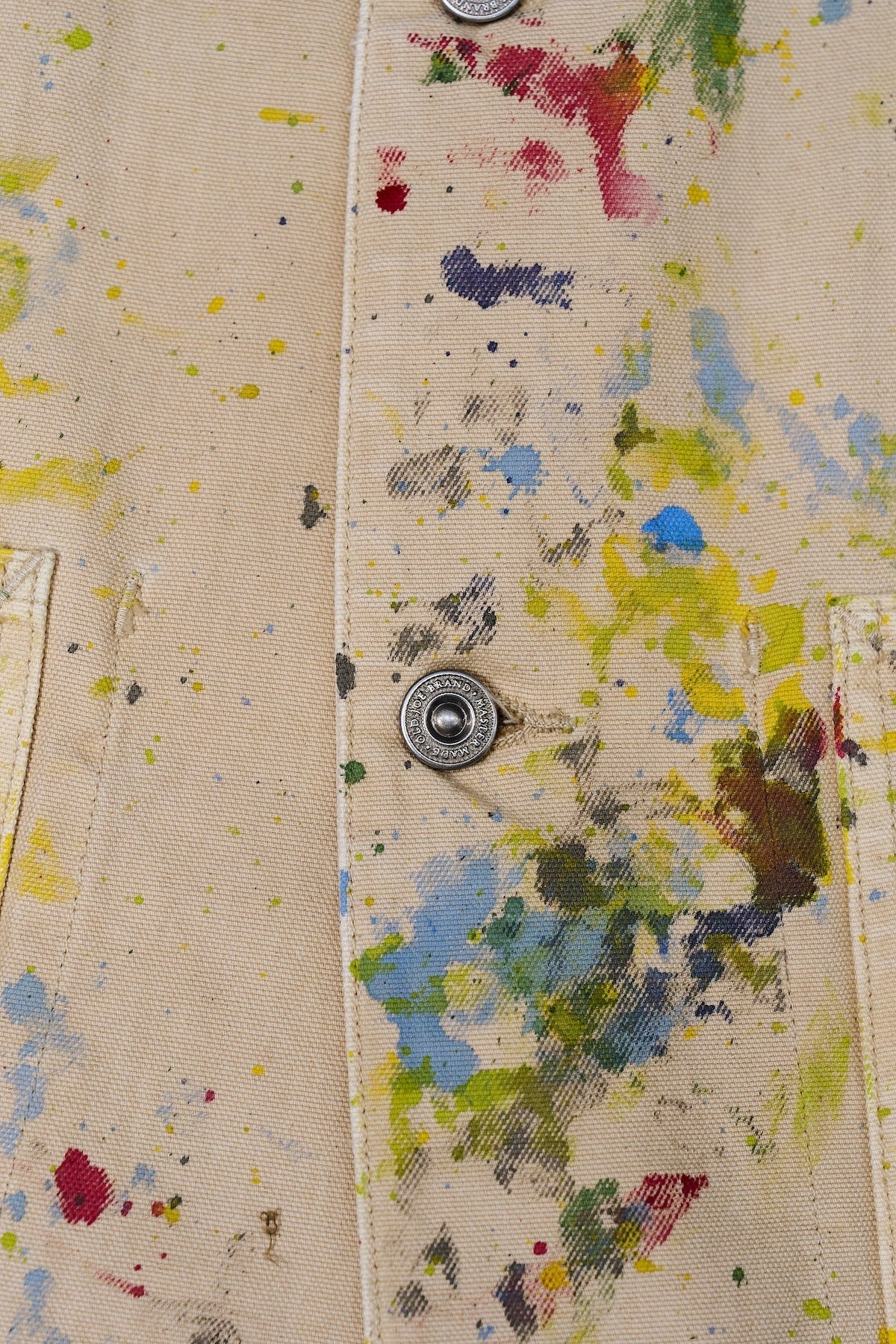 ○OLD JOE - HAMPTON CHORE JACKET (PATINA & PAINT) - NATURAL