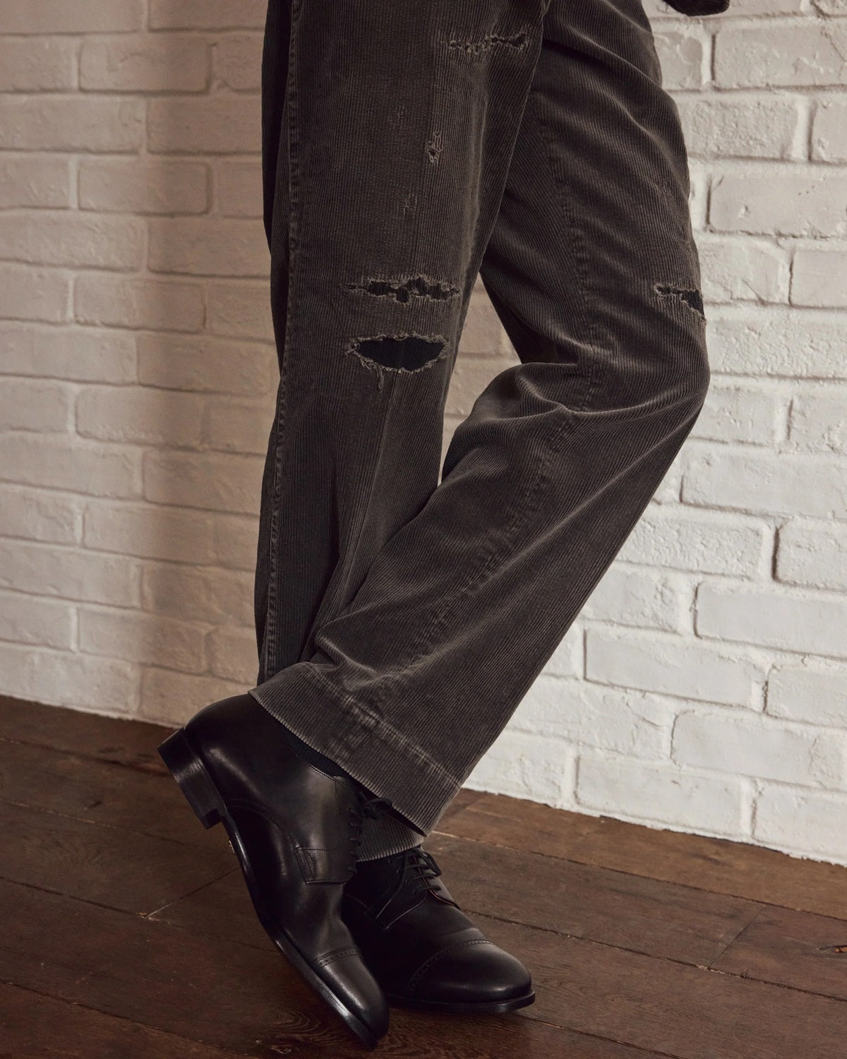 ○OLD JOE - PADED BACK ROVER TROUSER (SCAR FACE) - GRAPHITE