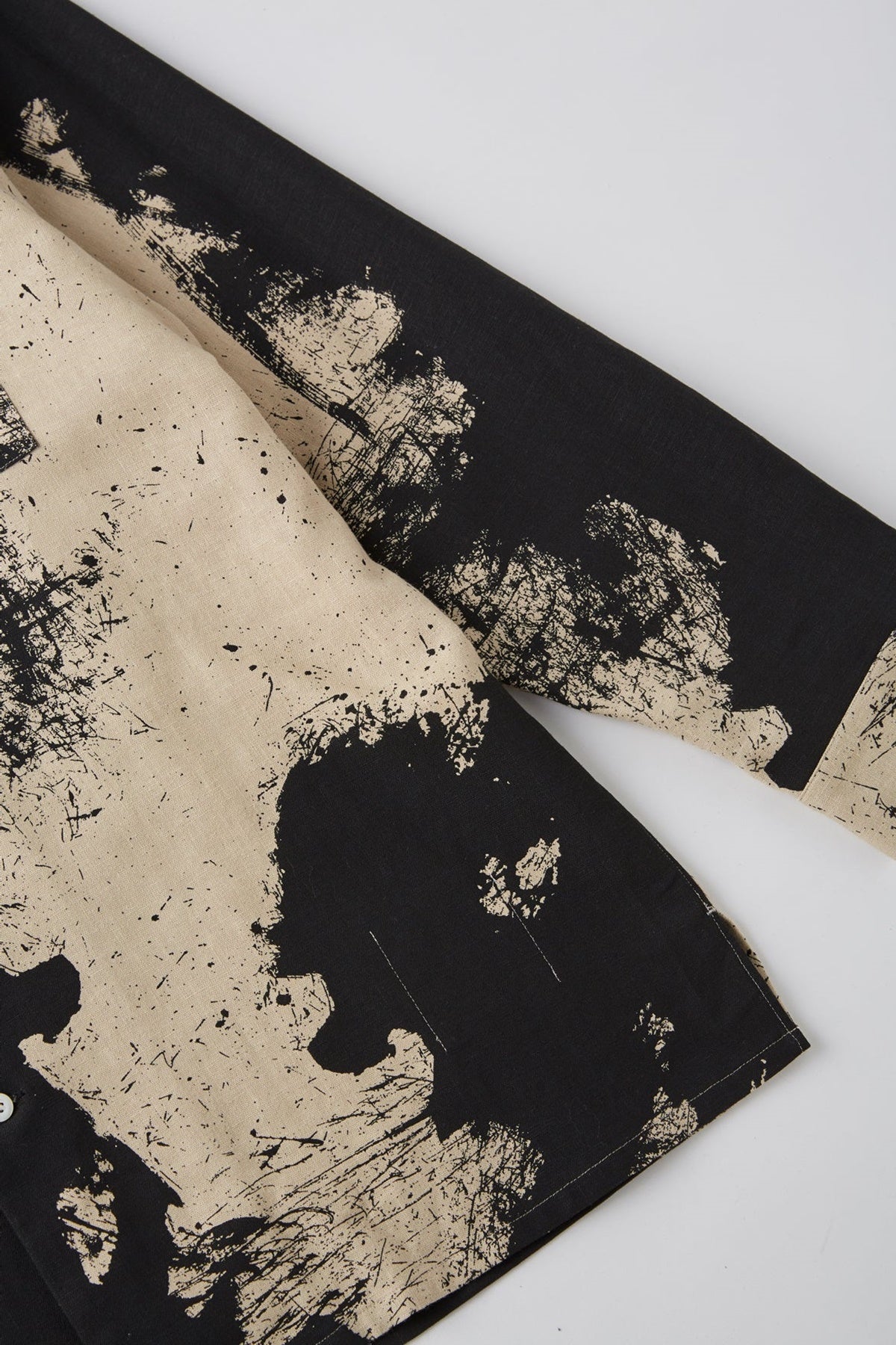 ○OLD JOE - TSUJIMURA SHIRO ABSTRACT PAINT SHIRTS (Long-sleeve）- ABSTRACT