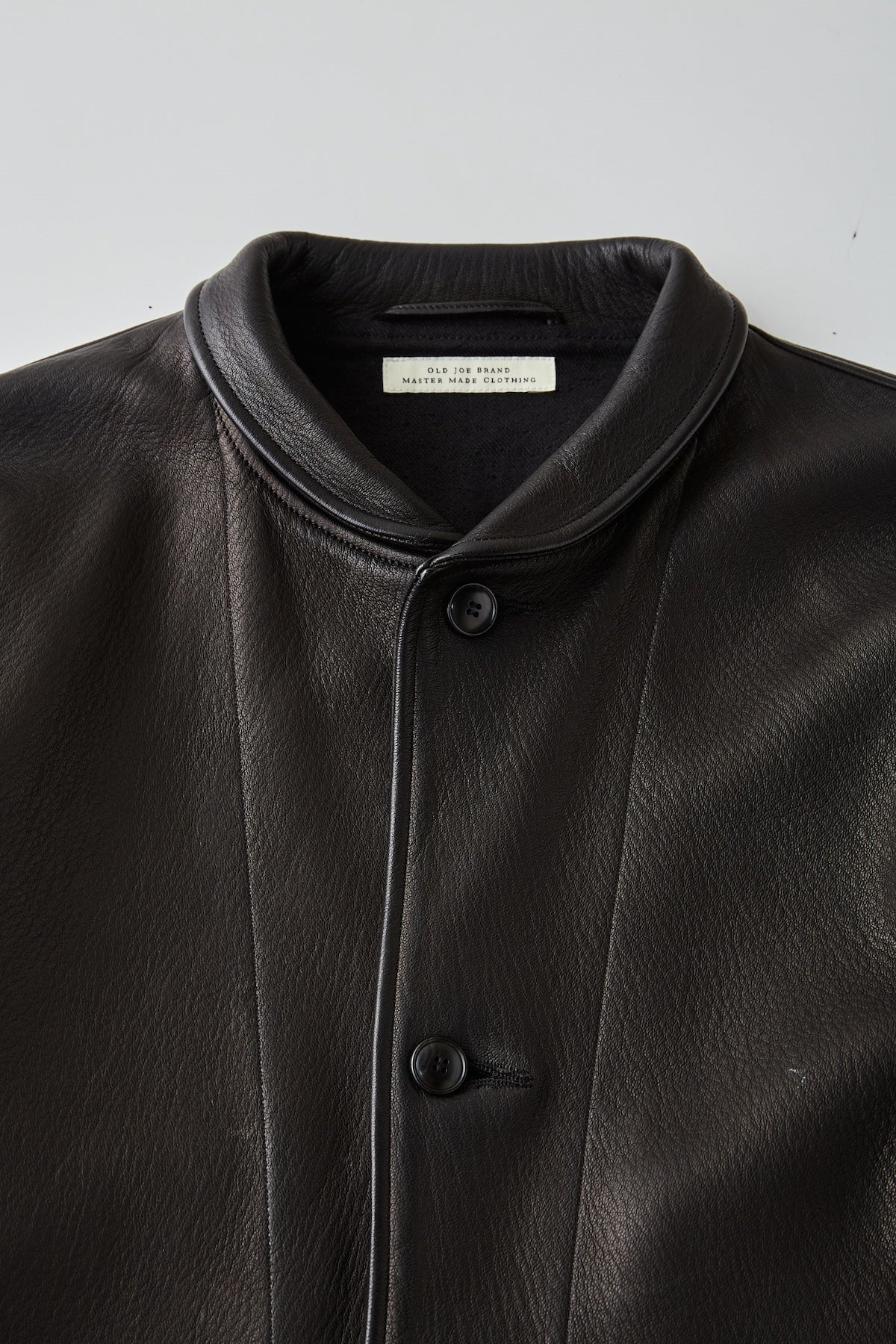 ○OLD JOE - PATINA  DEERSKIN COSSAK JACKET - PATINA BLACK