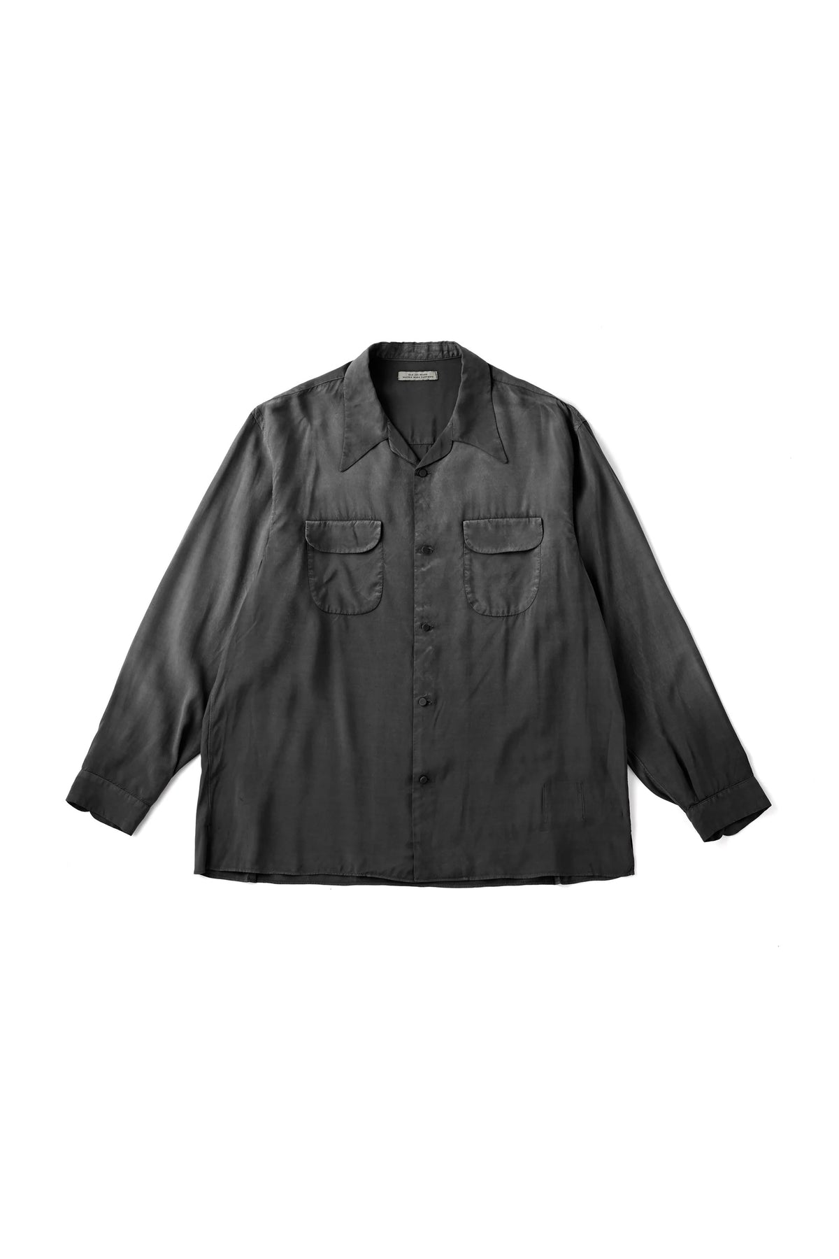 ○OLD JOE - SWALLOW COLLAR NASSOU SHIRTS - ONYX