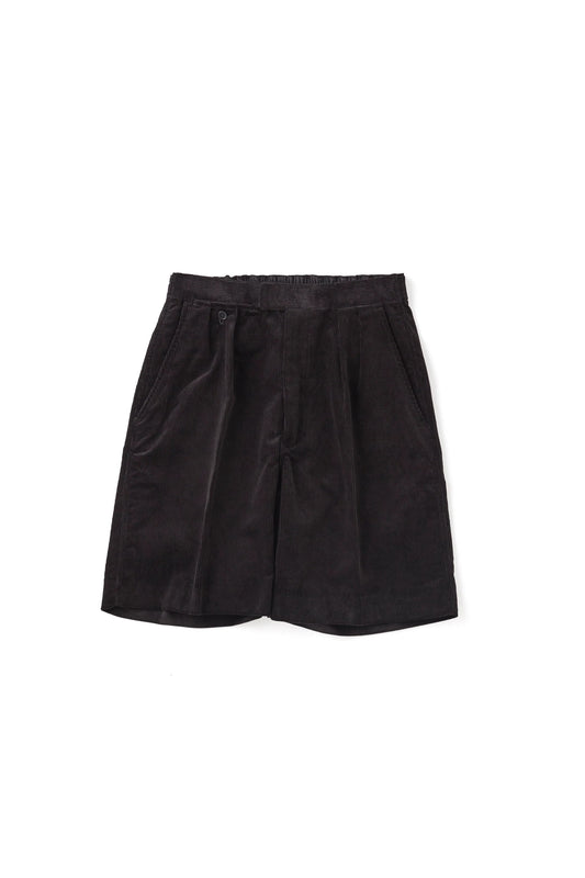 ○OLD JOE - GATHERING-WAIST SPORTING SHORTS - ONYX