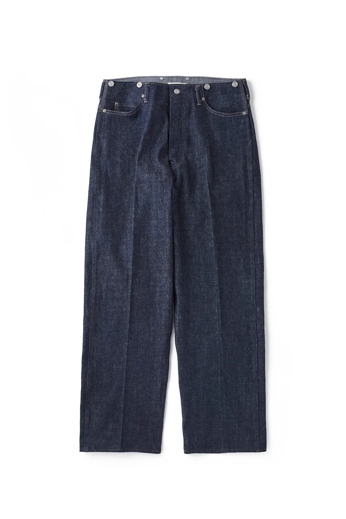 ○OLD JOE - BELTLESS WAIST JEAN TROUSER "990" - INDIGO