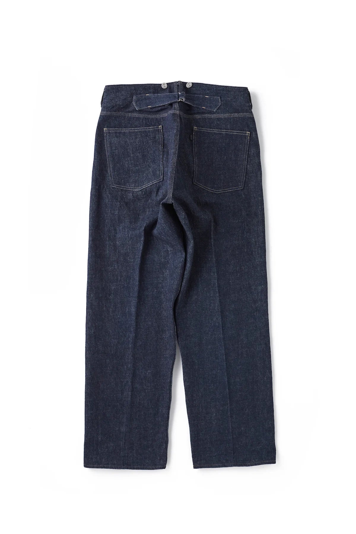 ○OLD JOE - BELTLESS WAIST JEAN TROUSER "990" - INDIGO