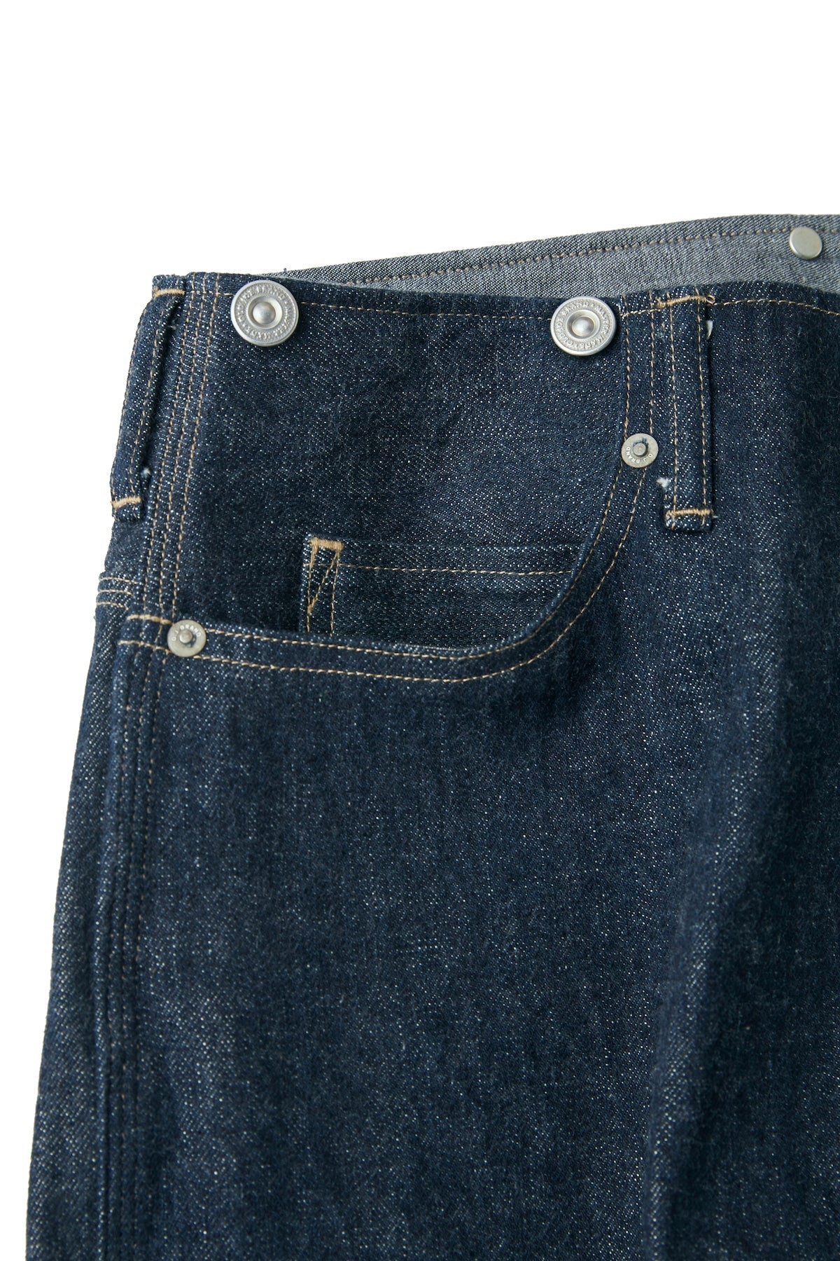 ○OLD JOE - BELTLESS WAIST JEAN TROUSER "990" - INDIGO
