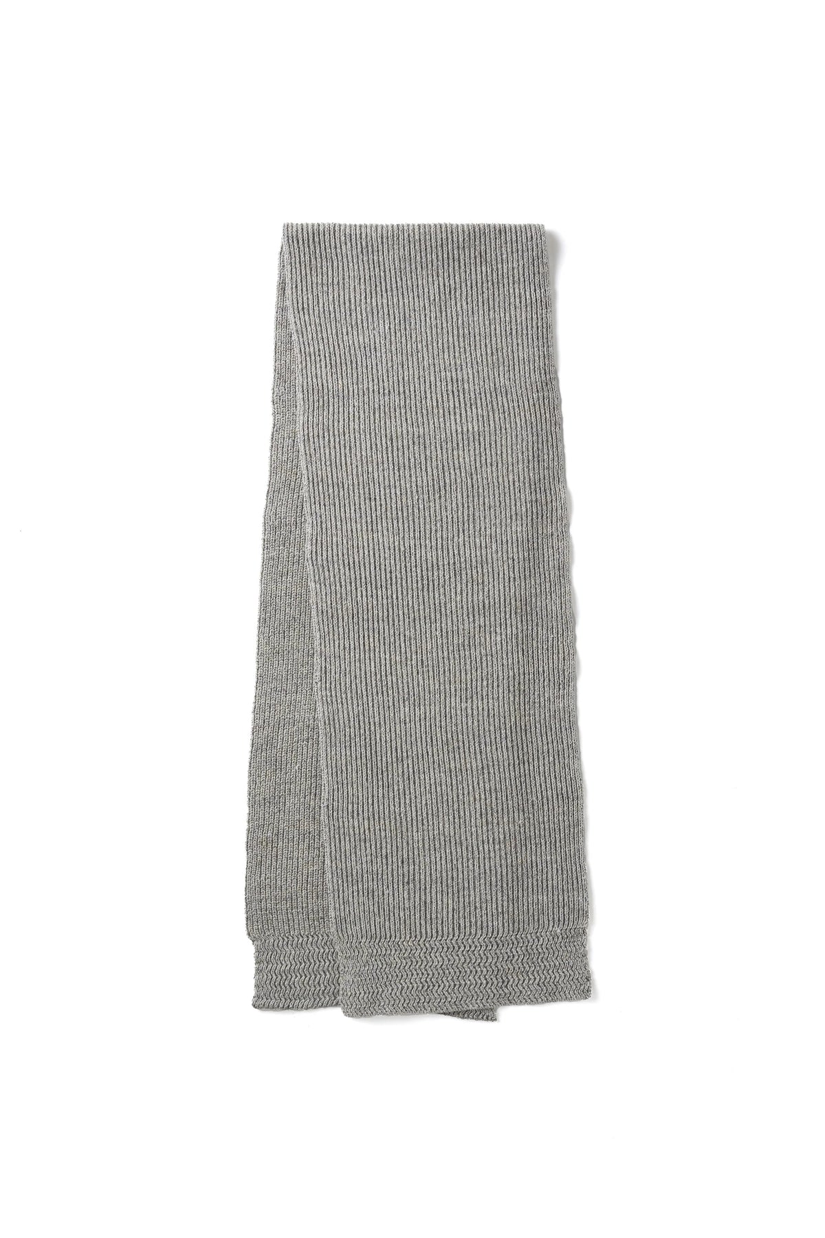 ○OLD JOE - BLENDED KEMPI SWEATER SCARF - PEWTER