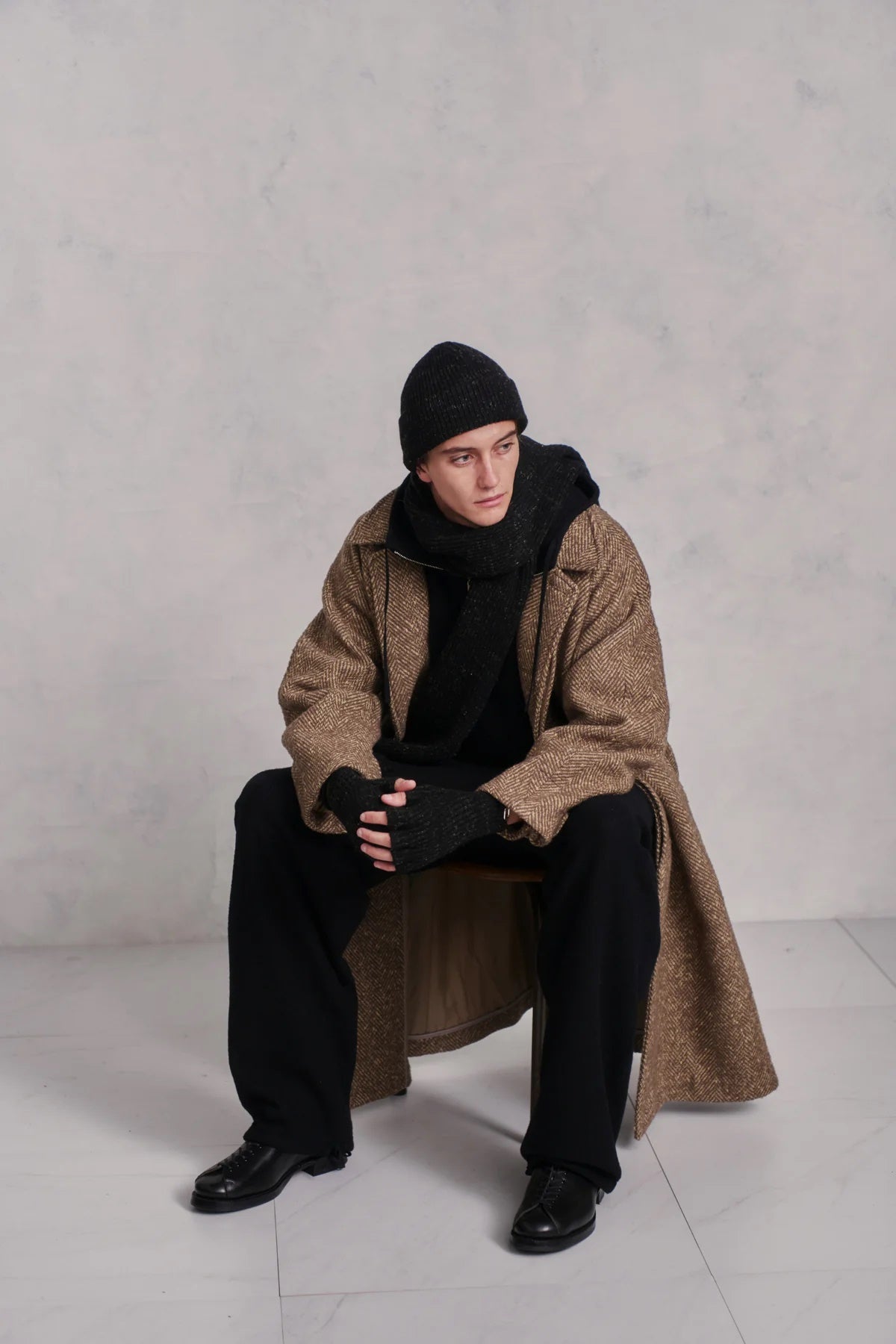 ○OLD JOE - SLIT-BACK GENTS COAT - WHEAT