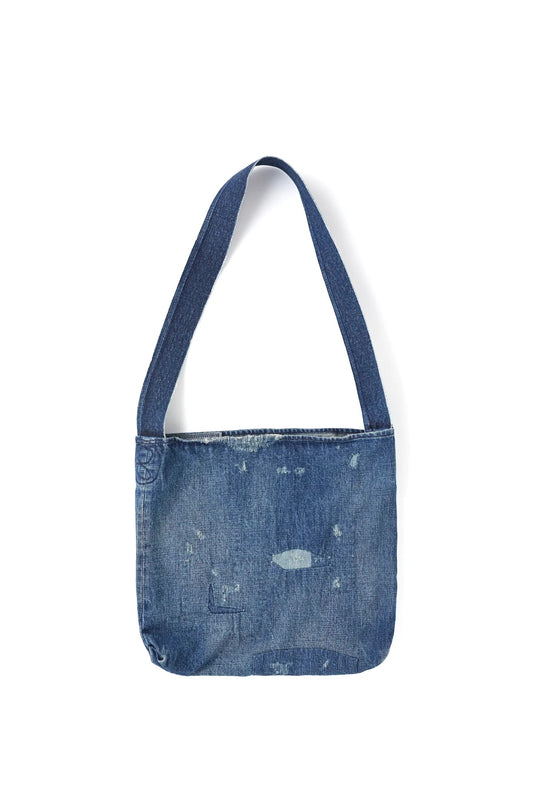 ○OLD JOE - NEWSPAPER BAG (SCAR FACE) - INDIGO
