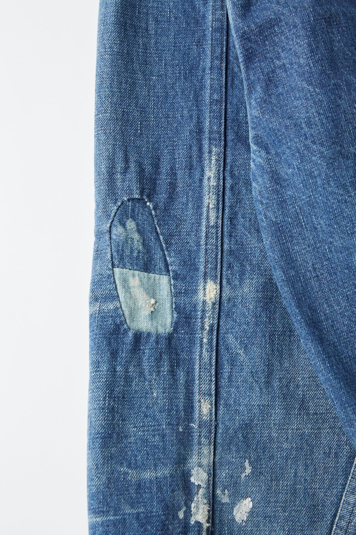 ○OLD JOE - ONE POCKET JEAN JACKET (SCAR FACE & PAINT) - INDIGO