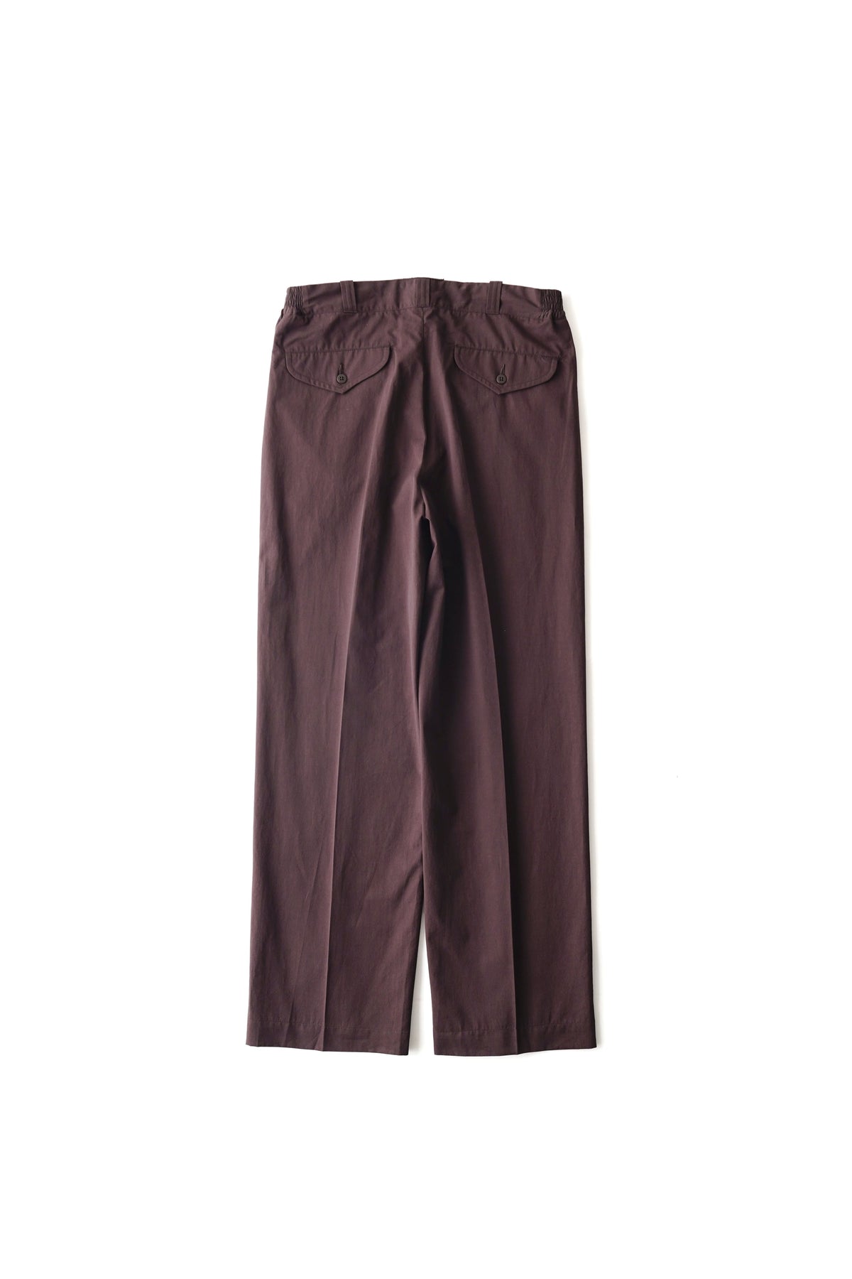 ○OLD JOE - FRONT TUCK ARMY TROUSER - PORT