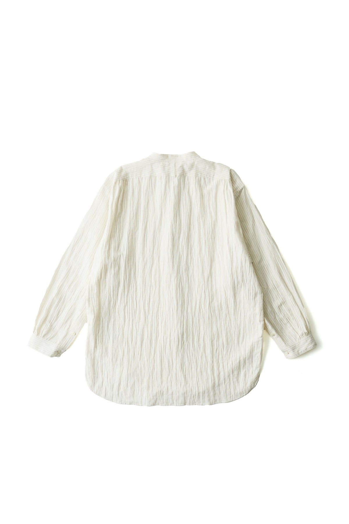 ●OLD JOE - BAND COLLAR LONG TAIL SHIRTS - STRIPE