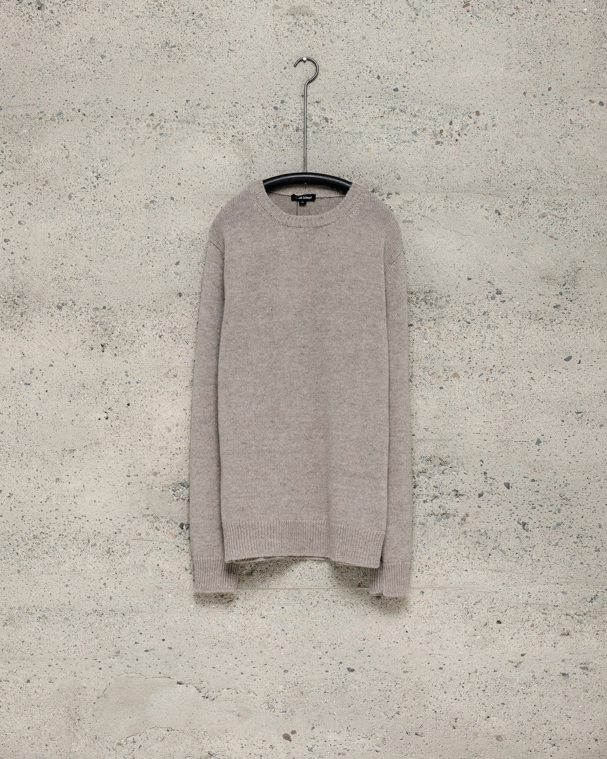 evan kinori - CREWNECK SWEATER CASHMERE/LINEN - OATMEAL