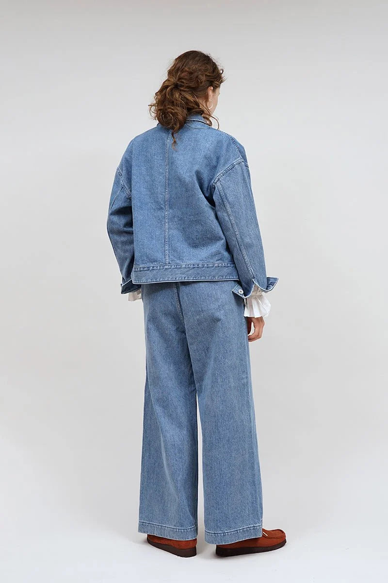 ◯ Nigel Cabourn woman - BATTLE DRESS PANT DENIM - INDIGO