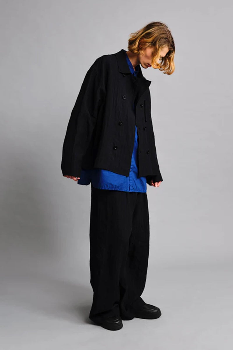 toogood - THE COOK JACKET BUTCHER STRIPE - INK