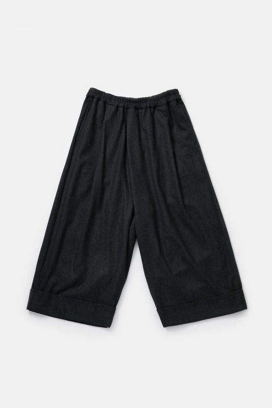 toogood - THE BAKER TROUSER WOOL CASH FLANNEL - CHARCOAL