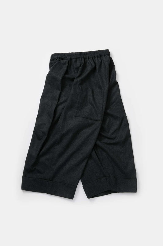 toogood - THE BAKER TROUSER WOOL CASH FLANNEL - CHARCOAL