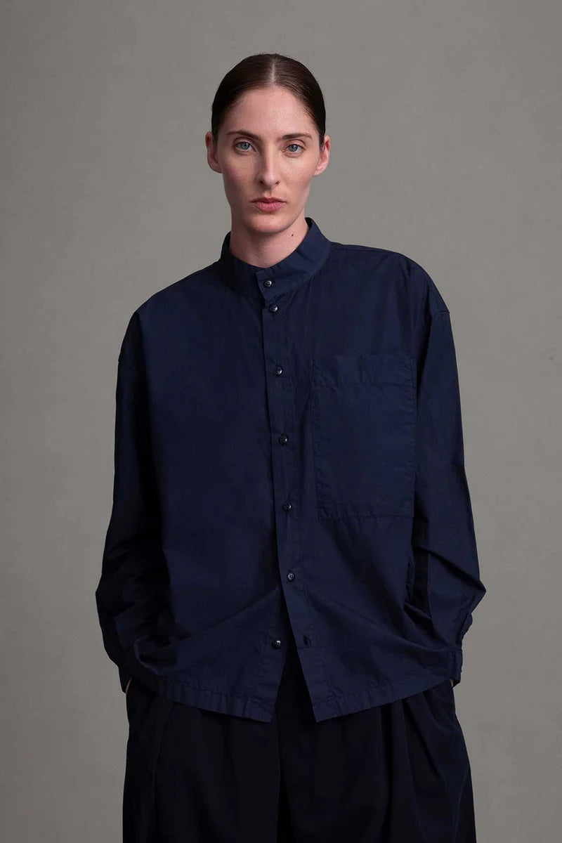 toogood - THE PHYSICIAN SHIRT POPLIN - INK