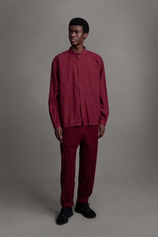 toogood - THE PHYSICIAN SHIRT POPLIN - PORT