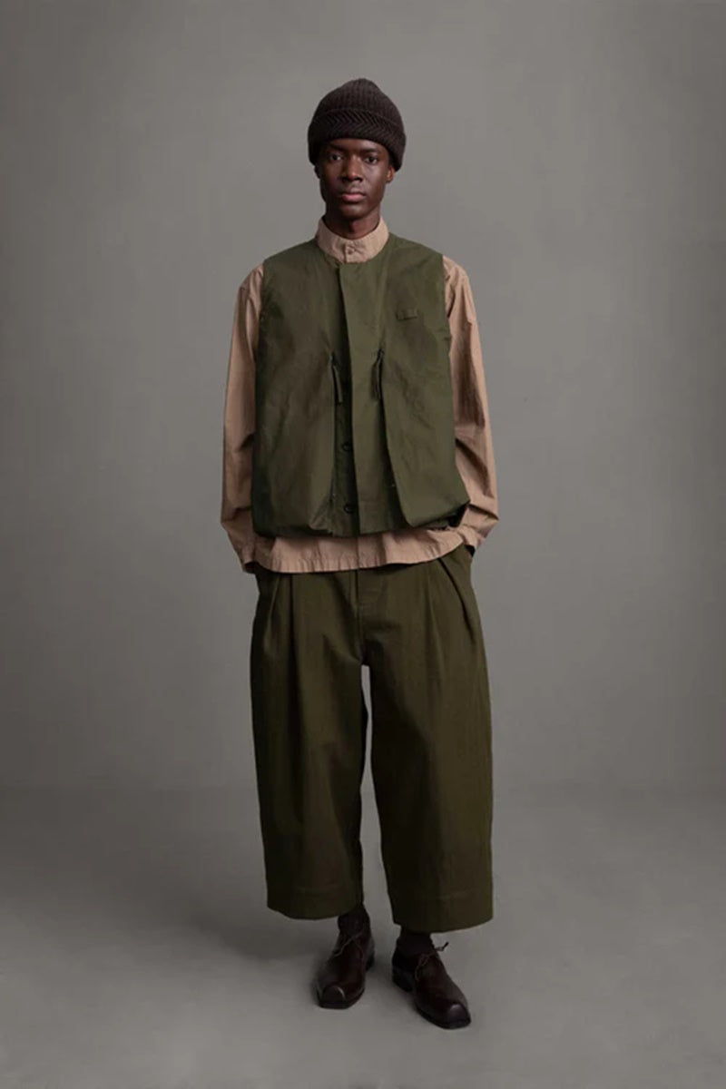 toogood - THE ETCHER TROUSER HERRINGBONE SUITING - HEATH