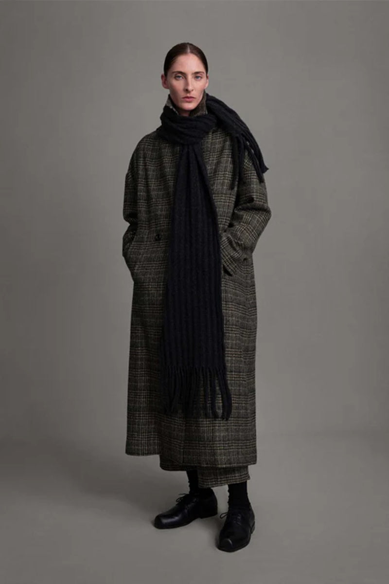 toogood - THE LIBRAIAN SCARF FELTED LAMBSWOOL - CHARCOAL