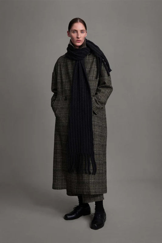 toogood - THE LIBRAIAN SCARF FELTED LAMBSWOOL - CHARCOAL