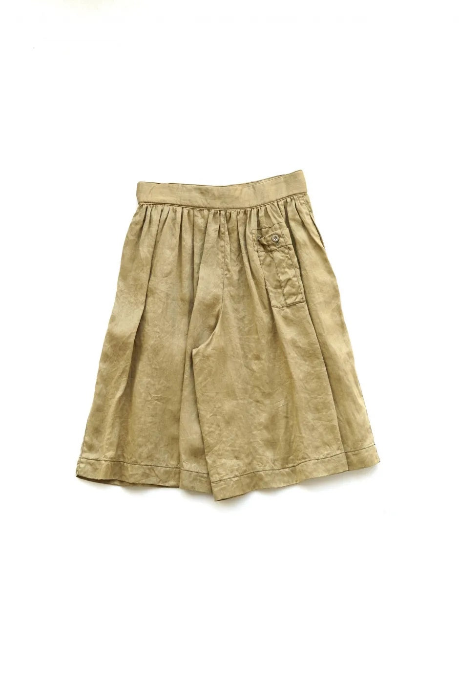 Nigel Cabourn woman - MECHANIC GATHERED CULOTTES - KHAKI