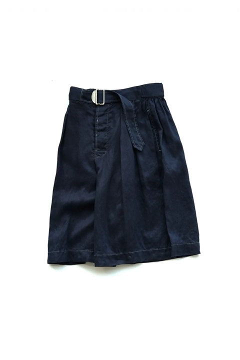 Nigel Cabourn woman - MECHANIC GATHERED CULOTTES - NAVY