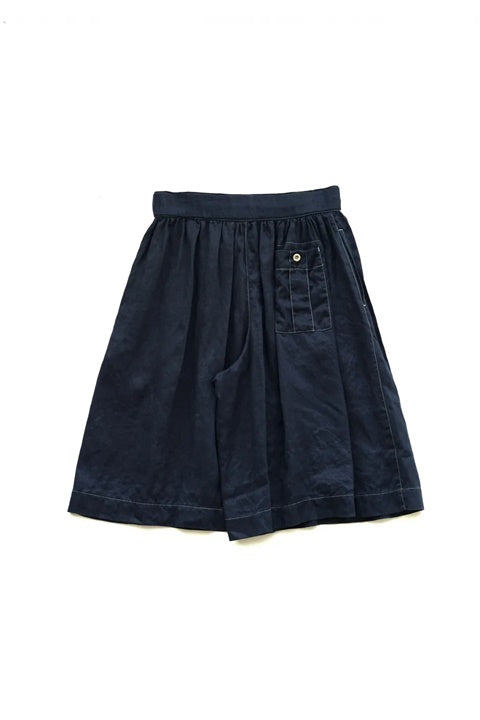 Nigel Cabourn woman - MECHANIC GATHERED CULOTTES - NAVY