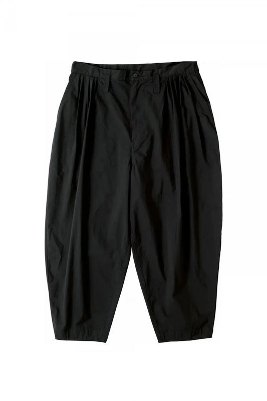 Porter Classic - POPLIN BEBOP PANTS - BLACK