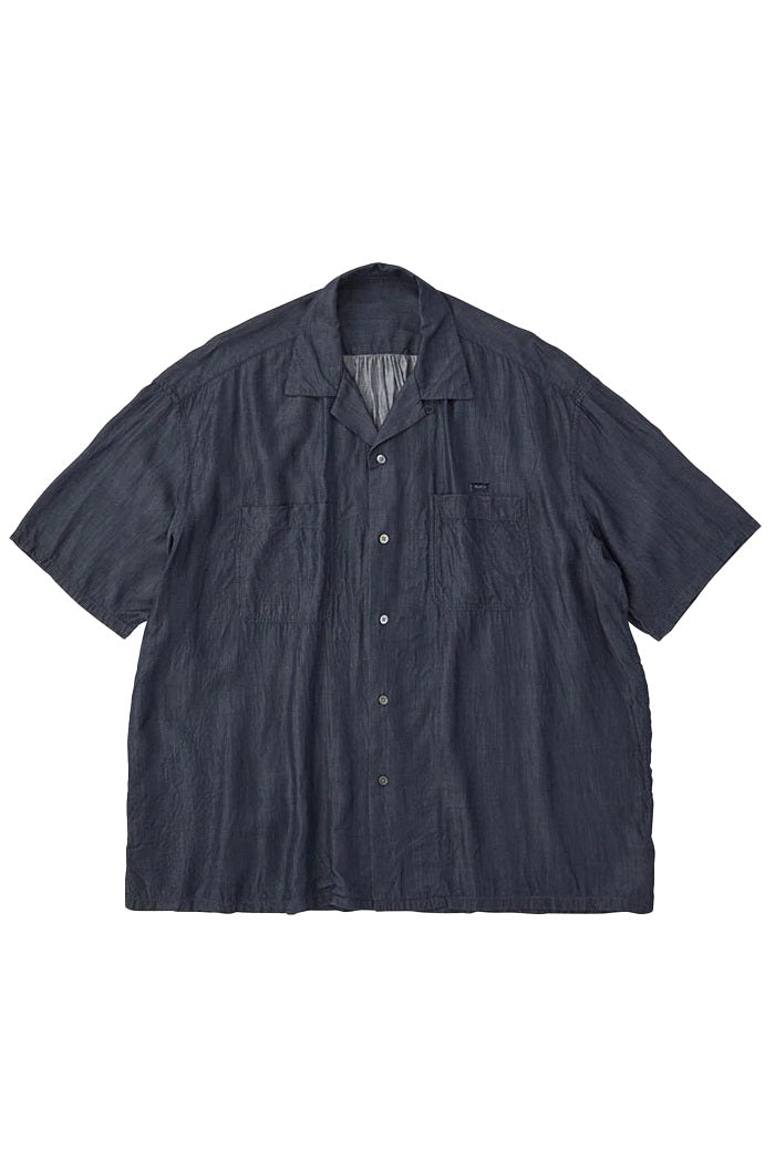 PORTER CLASSIC - KATSU SHIRT 25SS - NAVY