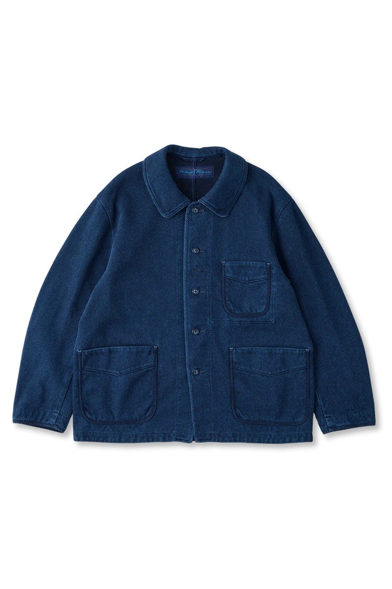 PORTER CLASSIC - KENDO FRENCH JACKET WATCH CHAIN ITEM - BLUE