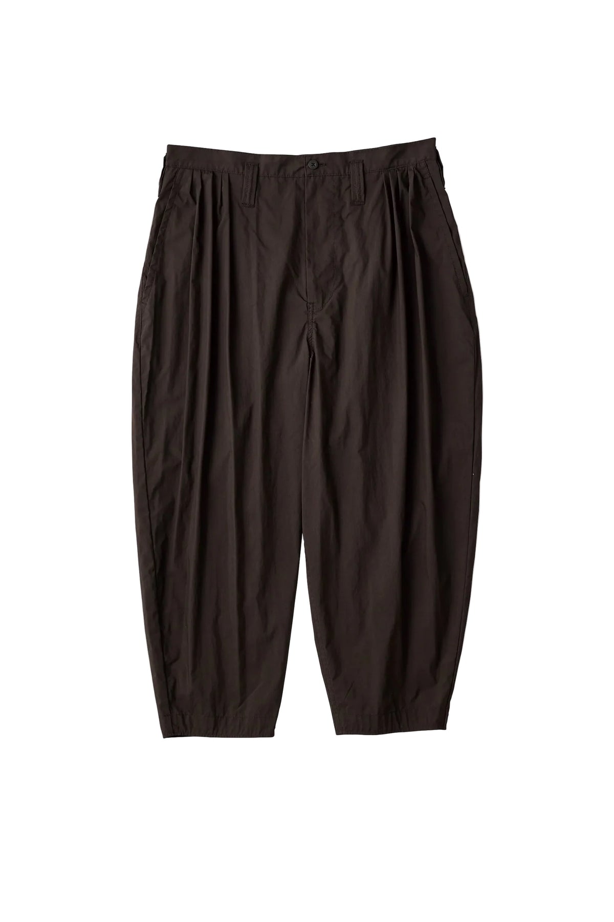 PORTER CLASSIC - POPLIN BEBOP PANTS - BROWN