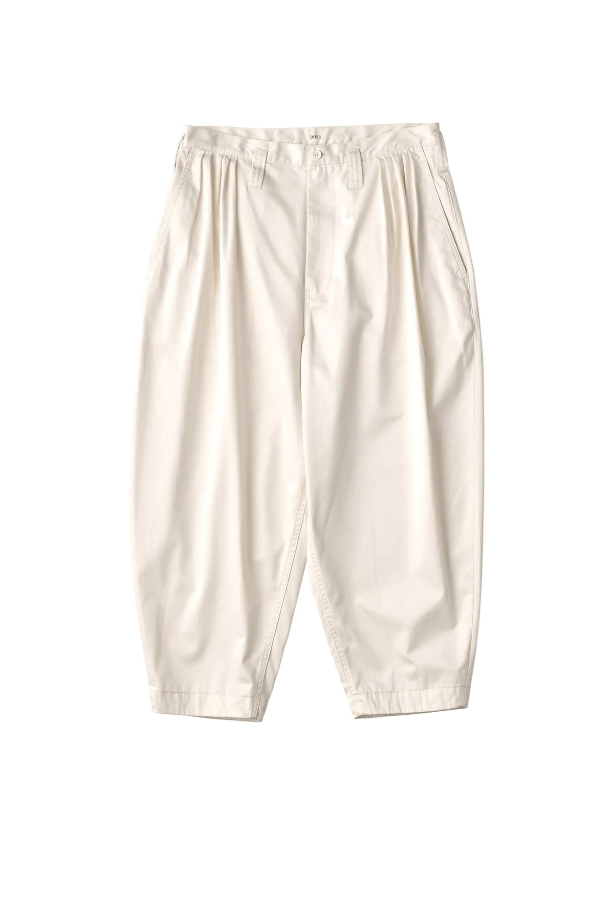PORTER CLASSIC - SUMMER CHINOS BEBOP PANTS - WHITE