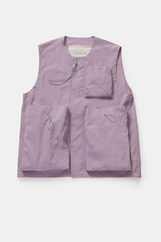 toogood - THE ROPER GILET - CRINKLED NYLON - HEATHER